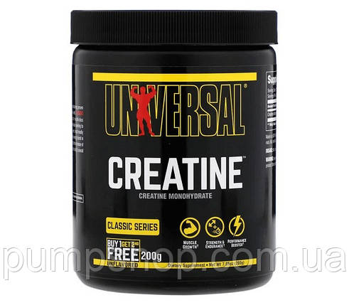 Креатин моногідрат Universal Nutrition Creatine Powder 200 г, фото 1