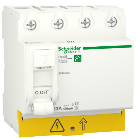 Вимикач диференціального струму (УЗО) 63А 300мА 4P AS Resi9 Schneider Electric