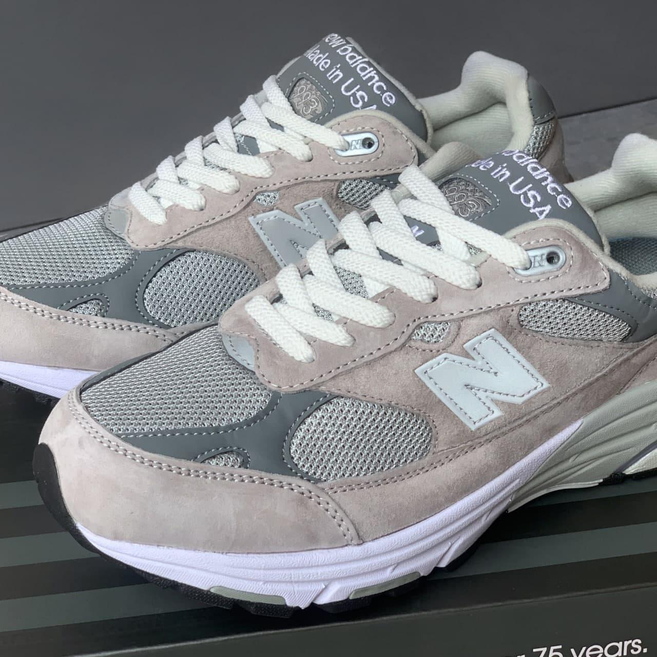 Мужская обувь Нью Беленс 993. Кроссовки серого цвета New Balance ...
