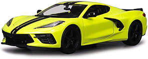 Автомодель Maisto Chevrolet Corvette 2020 C8 жовтий 1:24 (31527 yellow)