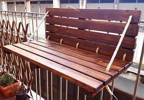 Підвісний балконний столик "Вадсе 80 х 40" савоярді