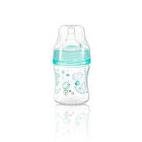 Пляшка антиколікова з широким отвором 120 мл (0+) "BabyOno", mint, фото 4