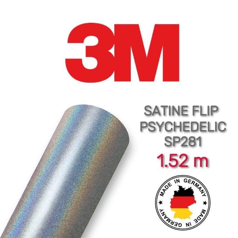 3M 2080 SP281 Psychedelic Satin Semi Gloss - сатинова психоделічна напівглянсова плівка 1.524 м