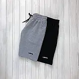 Шорти Levis чоловічі Спортивні трикотажні бриджі Левайс Ливайс чорні, сірі принт Левіс з кишенями, фото 4