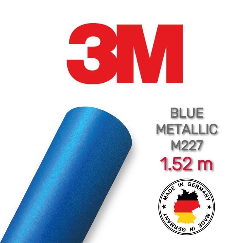 3M 2080 M227 Matte Blue Metallic — плівка під блакитний метал 1.524 м