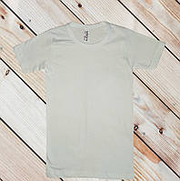 Біла однотонна футболка дитяча Розміри 92 104 116 128