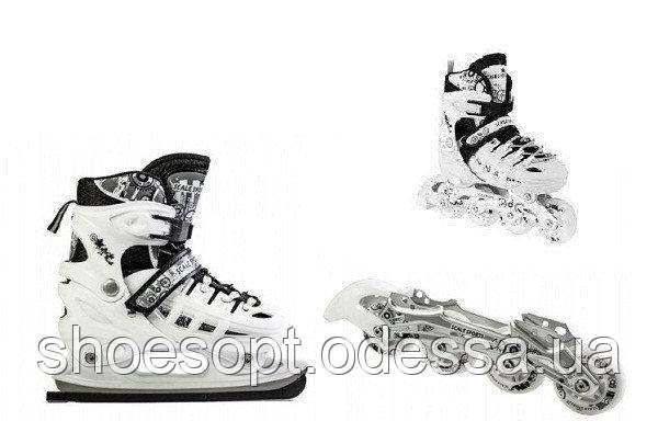 Ролики — ковзани розсувні 2в1 Sport Extreme розмір 29-33, фото 1