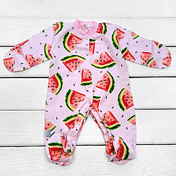 Дитячий ошатний чоловічок "Арбузик рожевий 2" 56 і 62 см