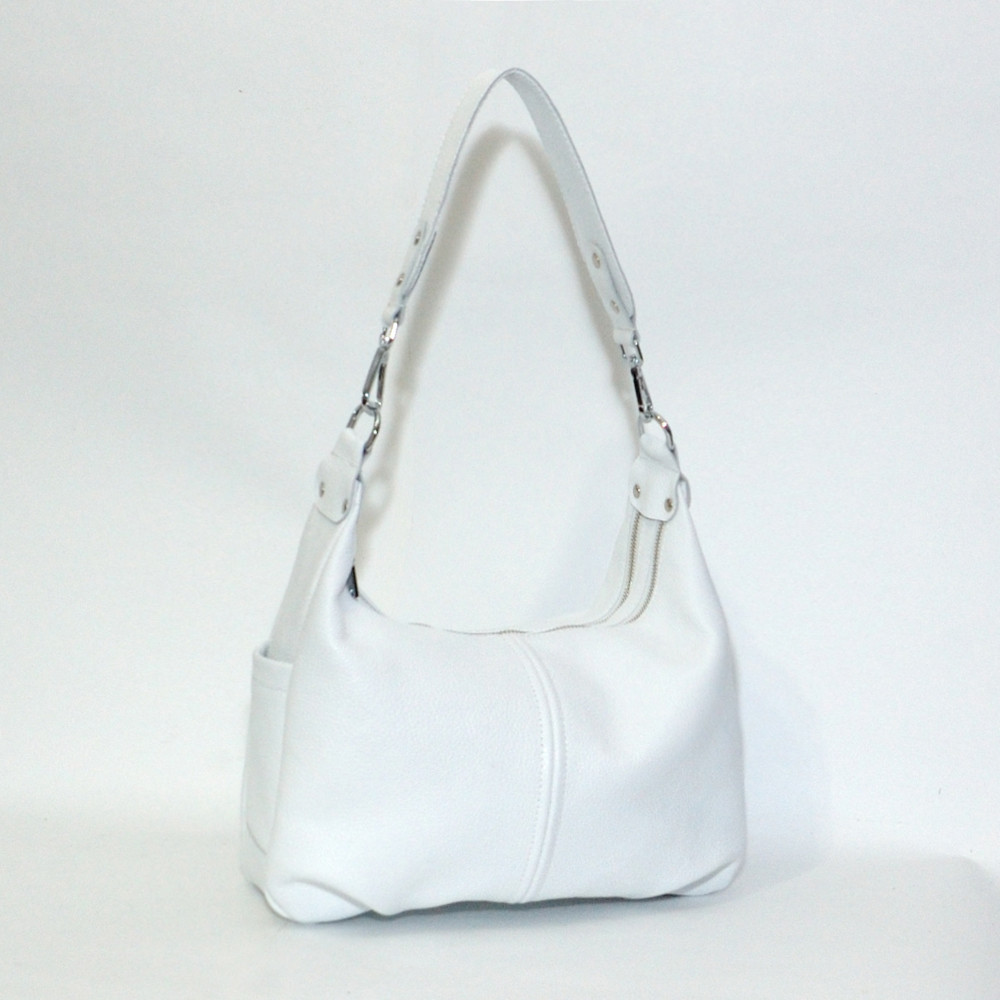Жіноча шкіряна сумочка 34 біла, фото 1