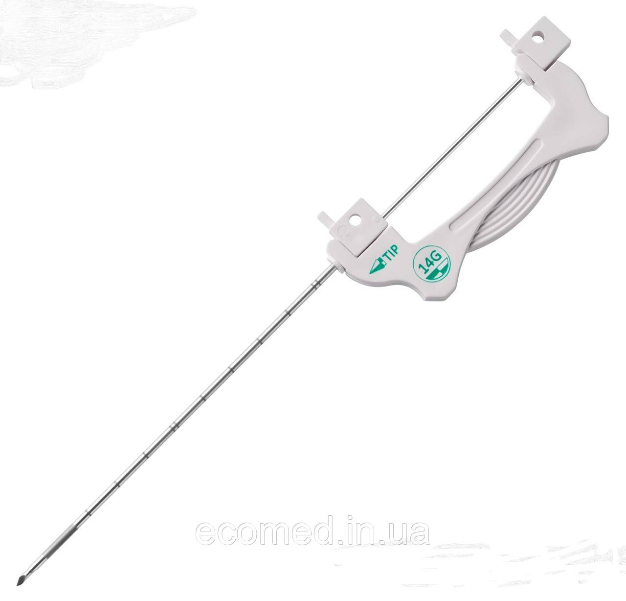 Голка 16G x 200 мм для біопсії м’яких тканин, сумісна з біопсійною системою Промаг 2.5 (FSC1620CA), фото 1