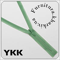 Молния потайная YKK 60 см №004 светло-зеленый