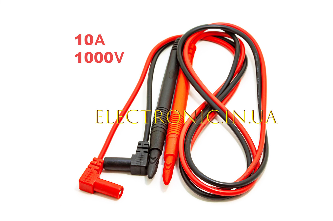 Щупи для мультиметрів силіконові 1000V 10A; тип 1