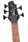 5-струнна бас-гітара CORT B5 Element (Open Pore Trans Black), фото 5