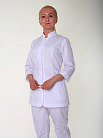 Женский медицинский костюм оригинальный костюм белого цвета.