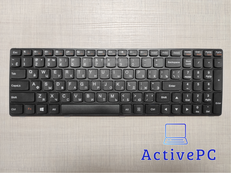 Клавіатура для ноутбука LENOVO (G500, G505, G510, G700, G710) rus, black