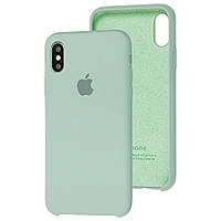 Чехол Silicone Case для Apple iPhone XS Max Light Green