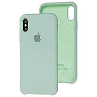 Чехол Silicone Case для Apple iPhone X / XS Light Green