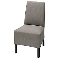 IKEA BERGMUND Чехол на стул, диам. Длина, Нолхага серый / бежевый (004.862.33)