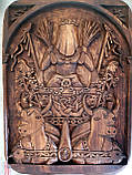 Дерев'яне панно "Богиня Нерта" (Nerthus). Германська міфологія, фото 7