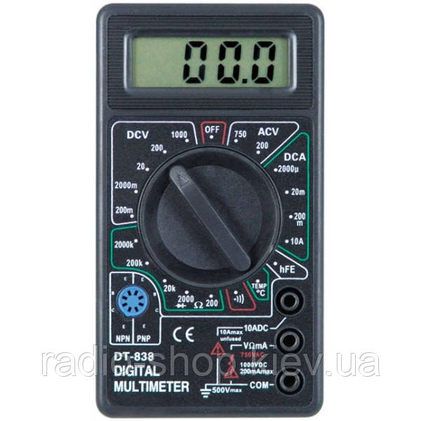 Мультиметр універсальний Digital Tech DT838