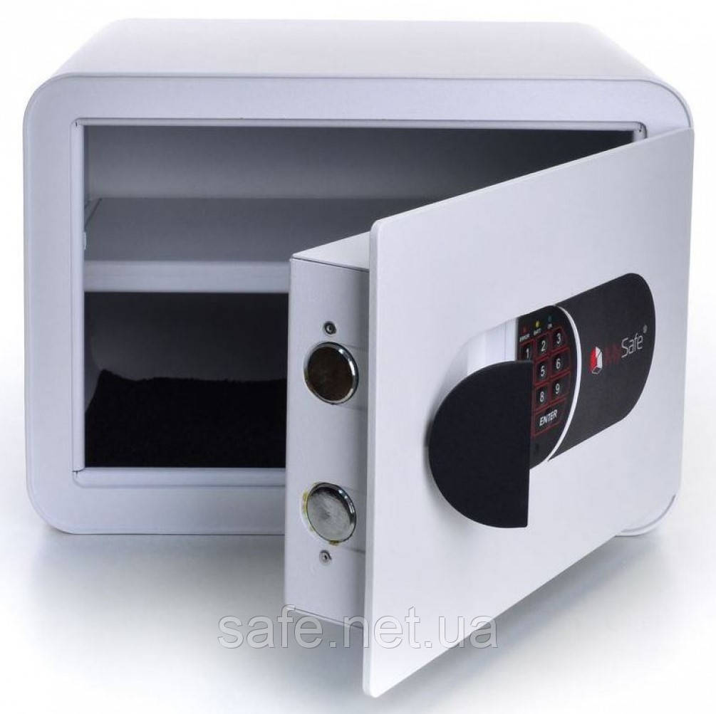 Сейф меблевий Griffon MSR.25.Е WHITE (ВxШxГ:250x350x260), сейф для дому, сейф для грошей, сейф для документів