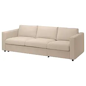 IKEA VIMLE Чохол на 3-місний диван-ліжко, Халларп бежевий (993.993.31)