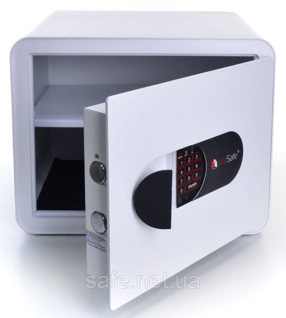 Сейф меблевий Griffon MSR.30.Е WHITE (ВxШxГ:300x380x320), сейф для дому, сейф для грошей, сейф для документів
