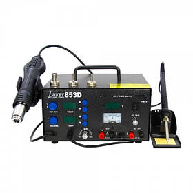 Паяльна станція LUKEY 853D (з блоком живлення+шнури)