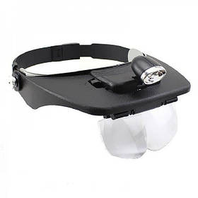 Бінокуляр Magnifier MG81001F з led-підсвіткою (x1,2; х1,8; x2,5; х3,5)