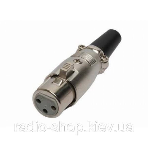 Гніздо XLR кабельне 3pin CANON