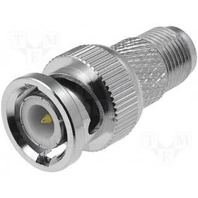 Перехідник штекер BNC — гніздо F Cu (BNCP/FJ)