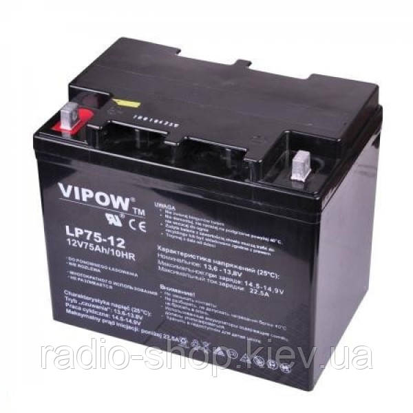 Акумулятор гелевий 12 Vipow 12 Vipow
