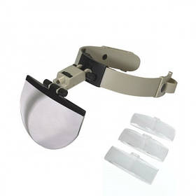 Бінокуляр Magnifier MG81003 з led-підсвіткою (1,5х, 2,5х, 3,5х)