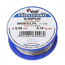 Припій Cynel Sn60Pb40 0.56 mm (100g)