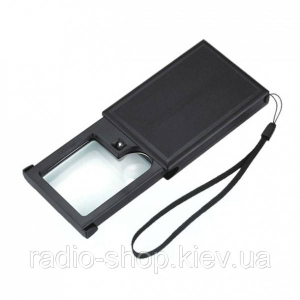 Лупа ручна висувна MG21015 3х і 8х з LED-підсвіткою