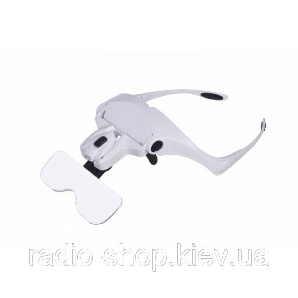 Окуляри бінокулярні Magnifier 9892B2 з Led-підсвіткою (x1, x1.5, x2, x2.5, x3.5)