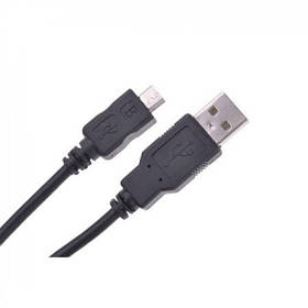 Кабель micro USB — USB 1.8 м чорний