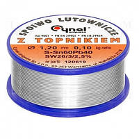 Припой Cynel Sn60Pb40 1.2mm (100g)