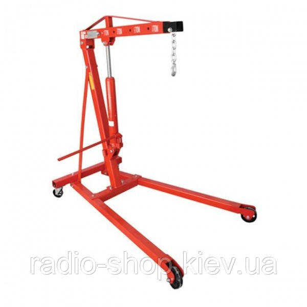 Підкотний гідравлічний кран-знімач двигуна 1 т INTERTOOL GT0807
