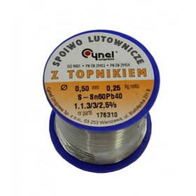 Припой Cynel Sn60Pb40 0.5mm (250g)