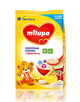 Каша Milupa (Милупа) молочная манная с фруктами для детей от 6-ти месяцев 210гр