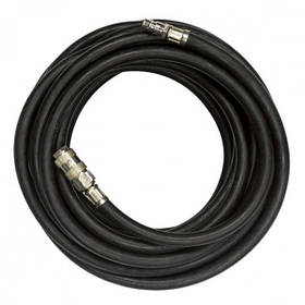 Шланг гумовий армований повітряний до 20 атм 8 x 15 мм 10 мм зі швидкорознімними сполуками INTERTOOL