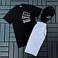 Літній спортивний костюм шорти + футболка ACAB, стильні чоловічі костюми комплекти на літо від виробника, фото 10
