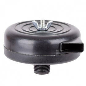 Повітряний фільтр для компресора, діаметр різі М20, пластиковий корпус, змінний поролоновий фільтрувальний