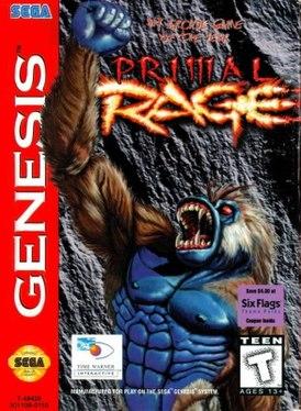 Primal Rage картридж Sega 16 bit