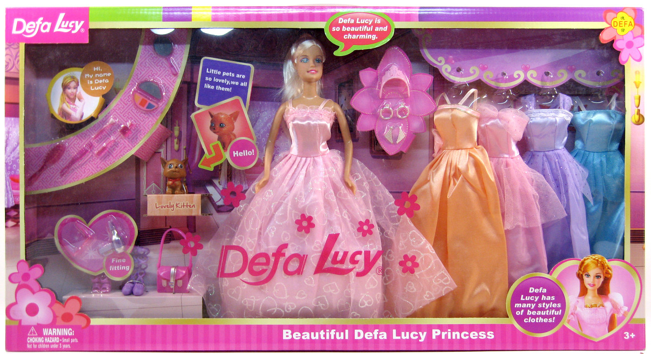 Лялька Defa Lucy 6073B з набором суконь і аксесуарів