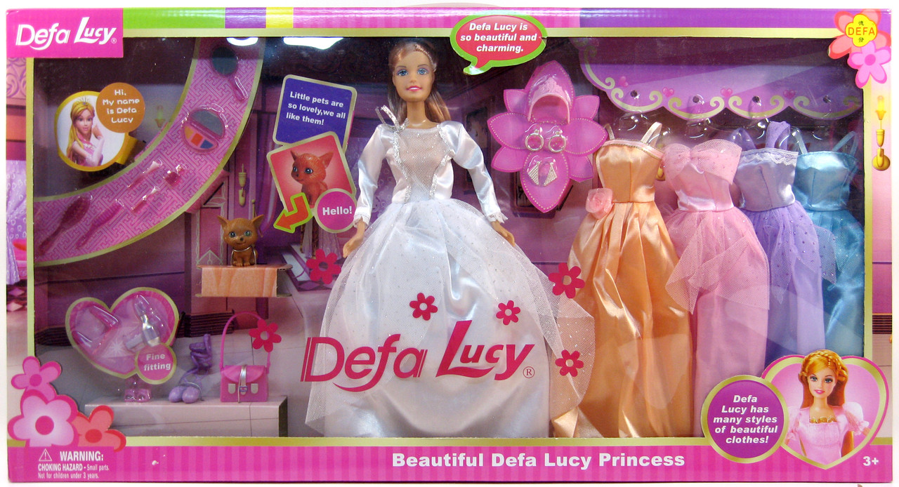 Лялька Defa Lucy 6073A з набором суконь і аксесуарів