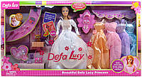 Кукла Defa Lucy 6073B с платьями и аксессуарами