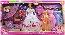 Лялька Defa Lucy 6073A з набором суконь і аксесуарів