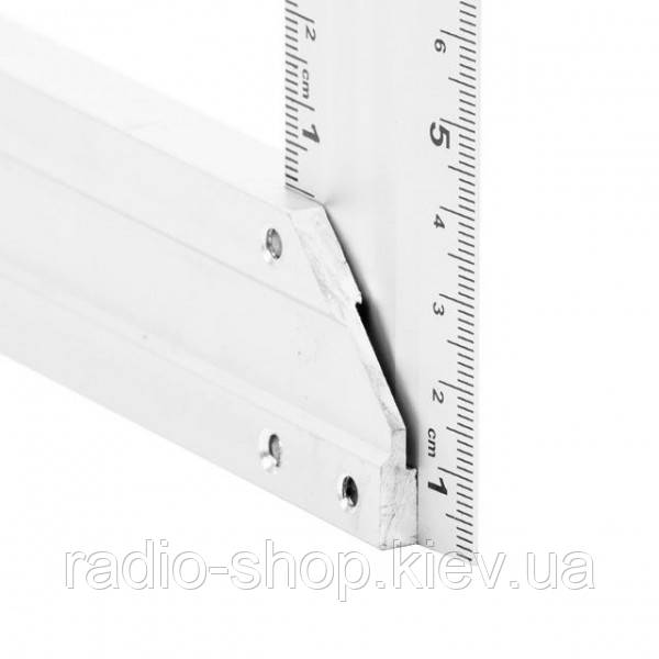 Косинець будівельний алюмінієвий 250 мм INTERTOOL MT-2061, фото 1